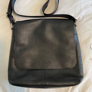 Coach leather cross-body